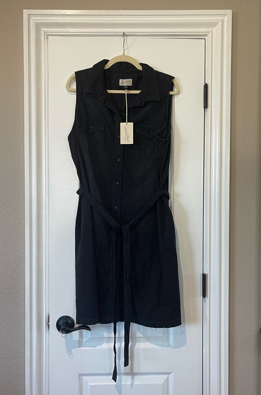 BNWT Universal Thread Button Down Black Dress XX Large
